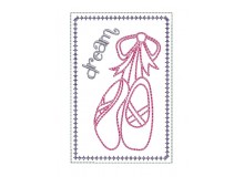 ITH Postkarte - Ballerina